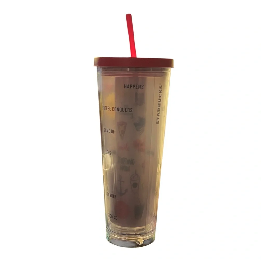Rare Starbucks Sticker Tumbler